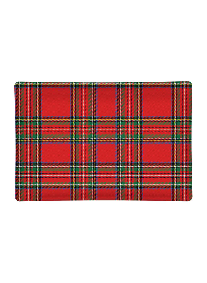 Porte-savon en verre tartan