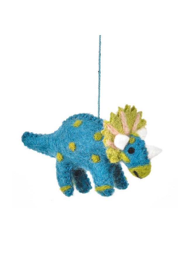 Tessa Tricera Tops Felt Hanging Toy decoration