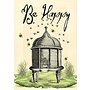 Bee Hive - Be Happy Card
