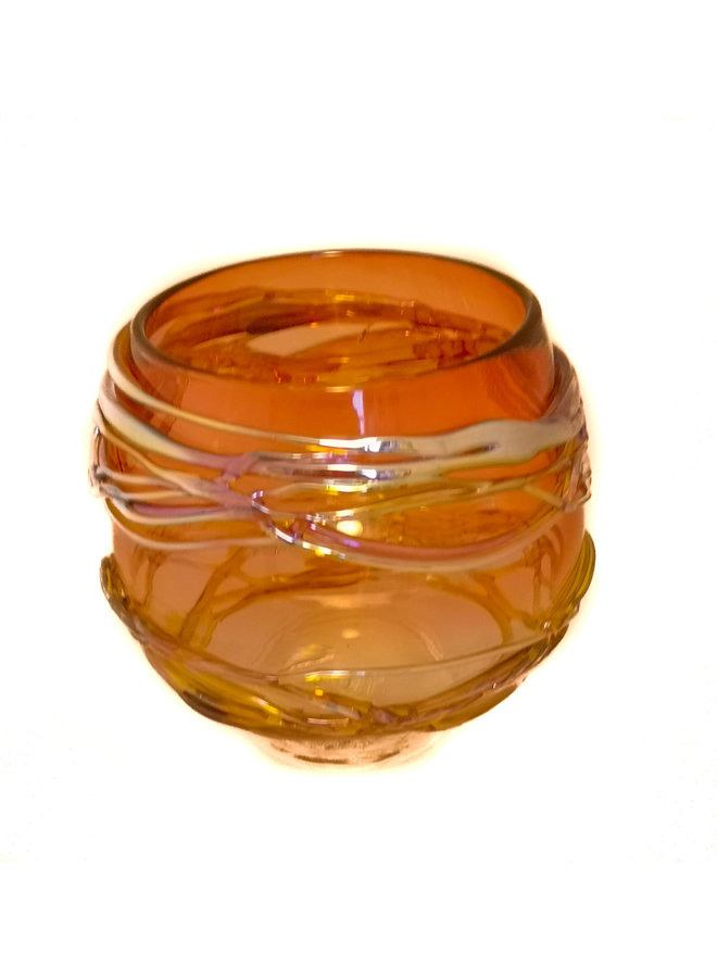 Orange Golden Trailing Bowl Small 39