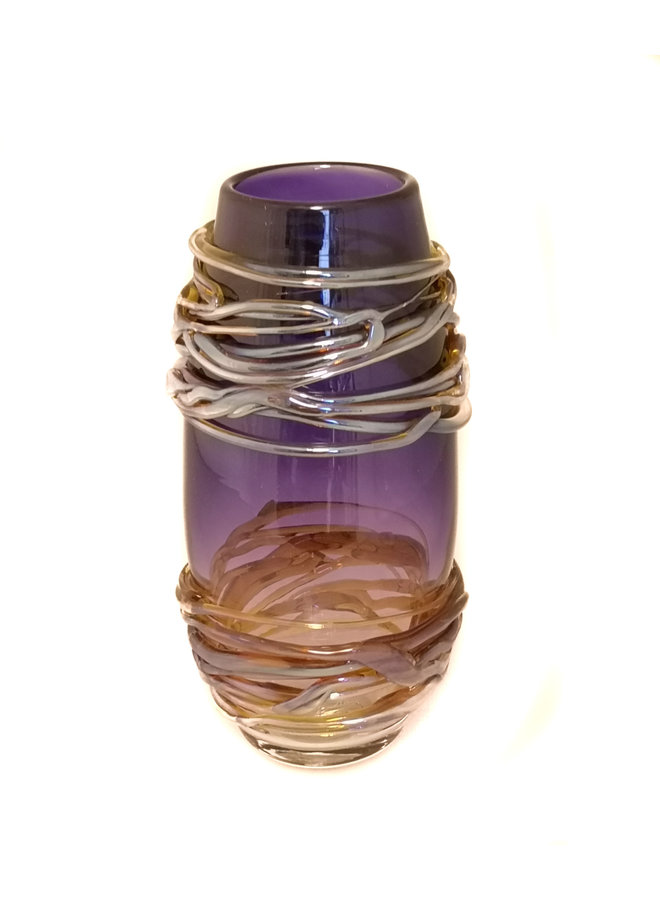 Purple Golden Trailing Vase Small 40