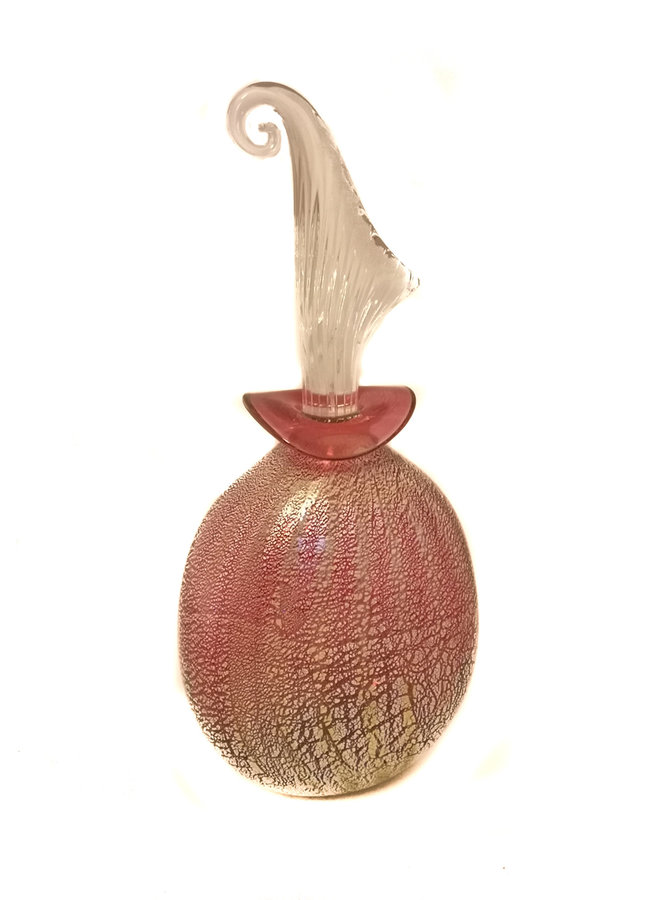 Rose and Gold Pinstripe Perfume Bottle  47