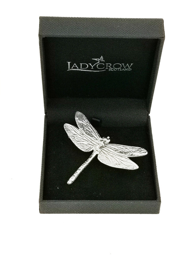 Dragonfly  Pewter Scarf Ring 26