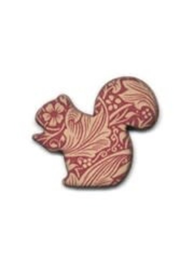 Red Squirrel  Ceramic  brooch 51