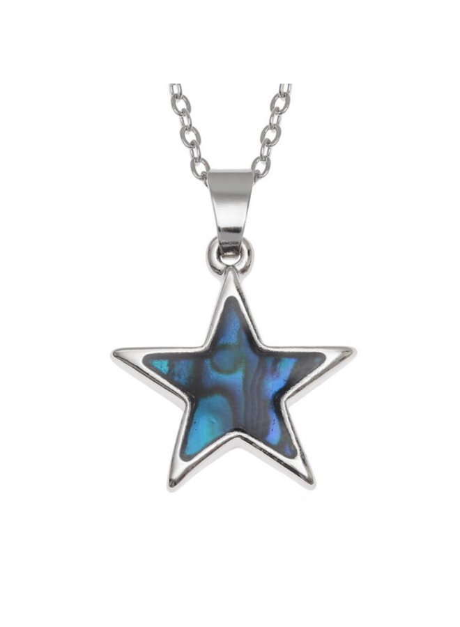Star Inlaid Paua shell necklace