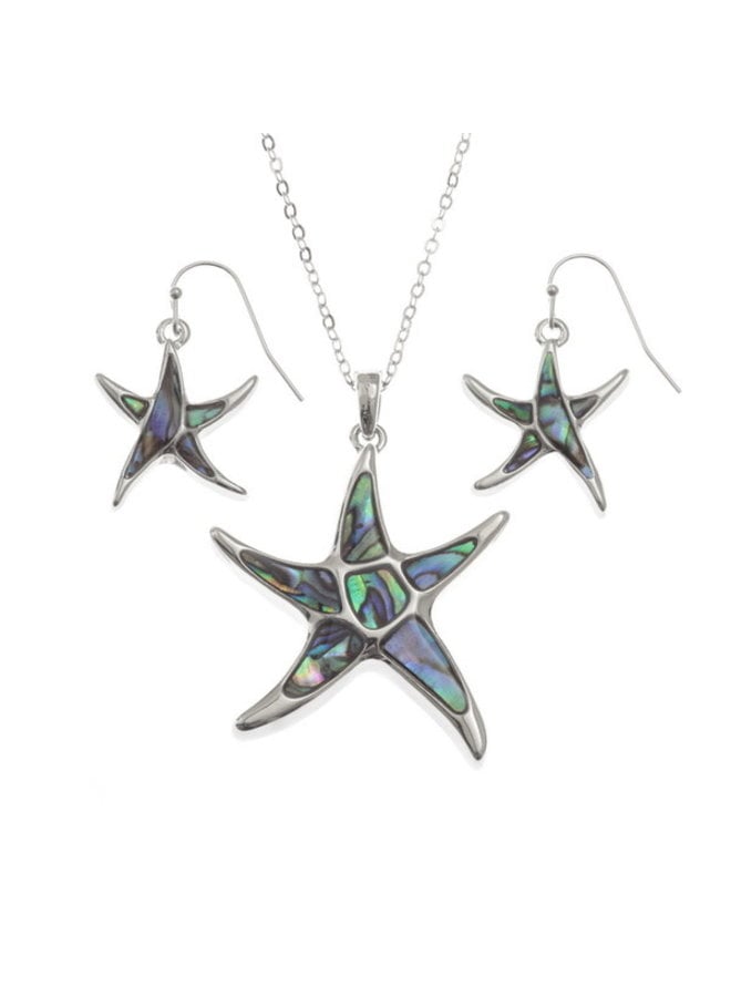 Starfish  Paua shell Necklace ONLY103