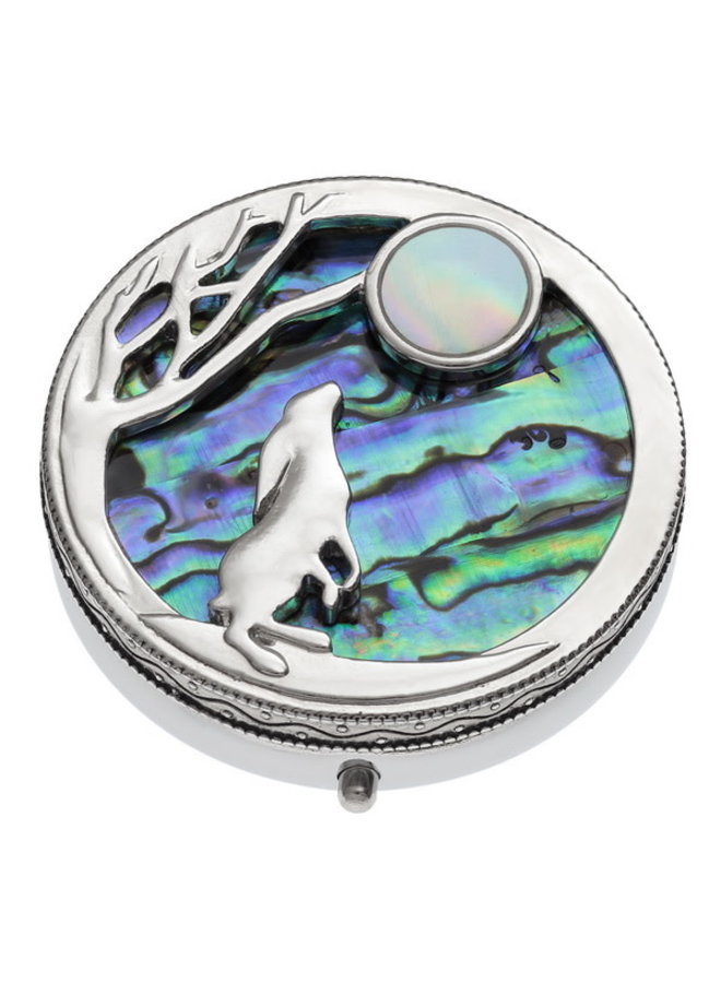 Trinket Box Hare and Moon Paua Shell