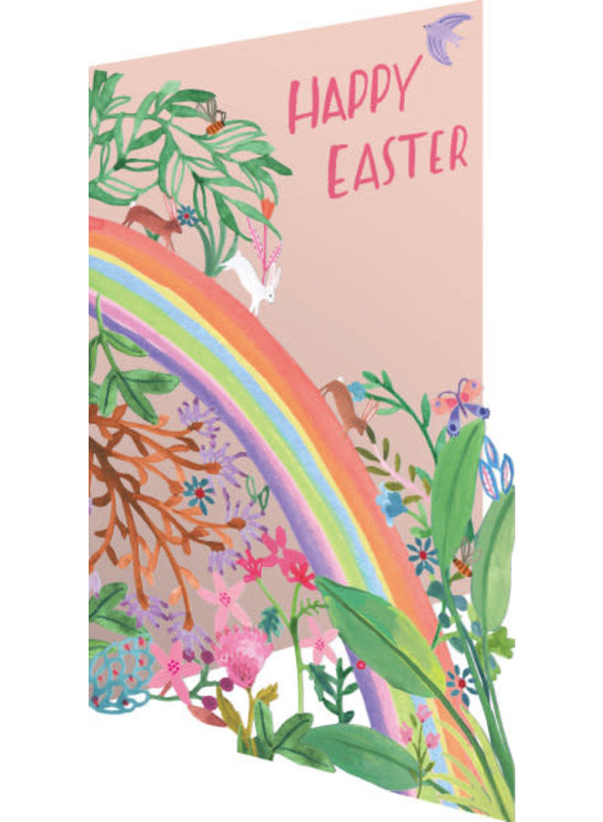 Easter Rainbow 3D-kort