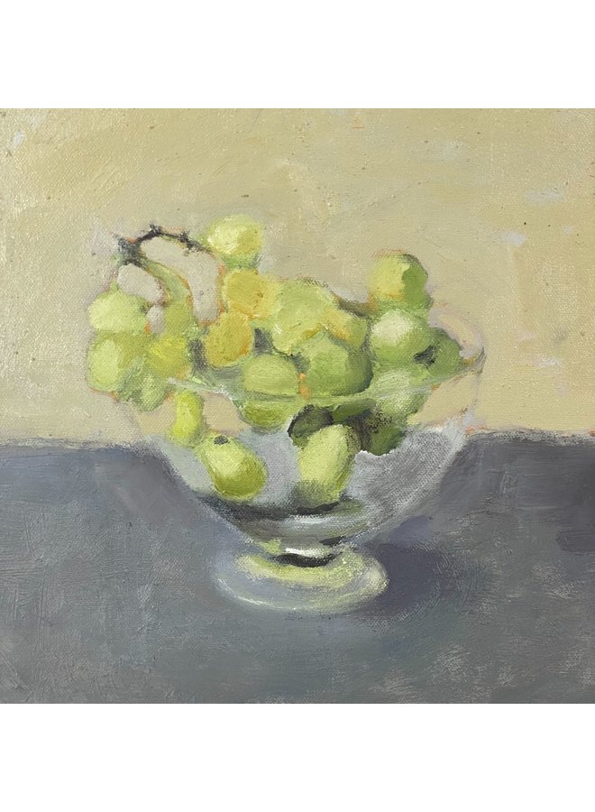 Grapes in a Glass Bowl  - 19