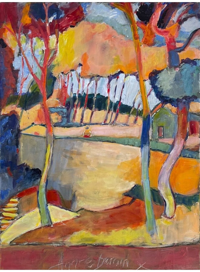 'Trois Arbres, l'Estaque después de Andre Derain' 07