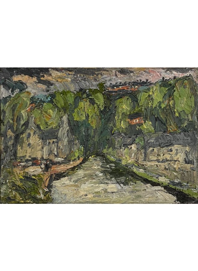 Le canal Todmorden huile 012