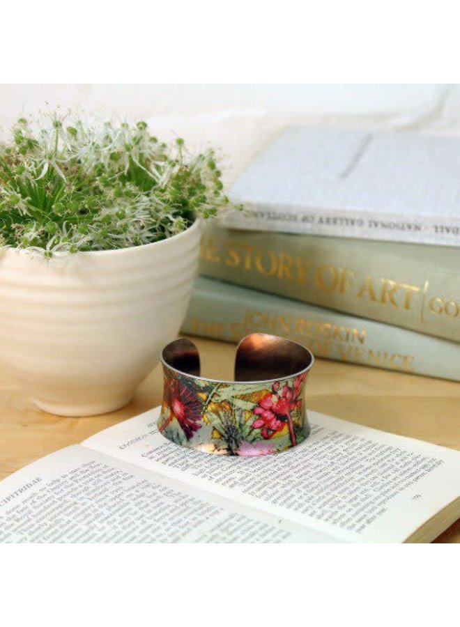 Manschettarmband Tropical Sunshine botanisk design 23