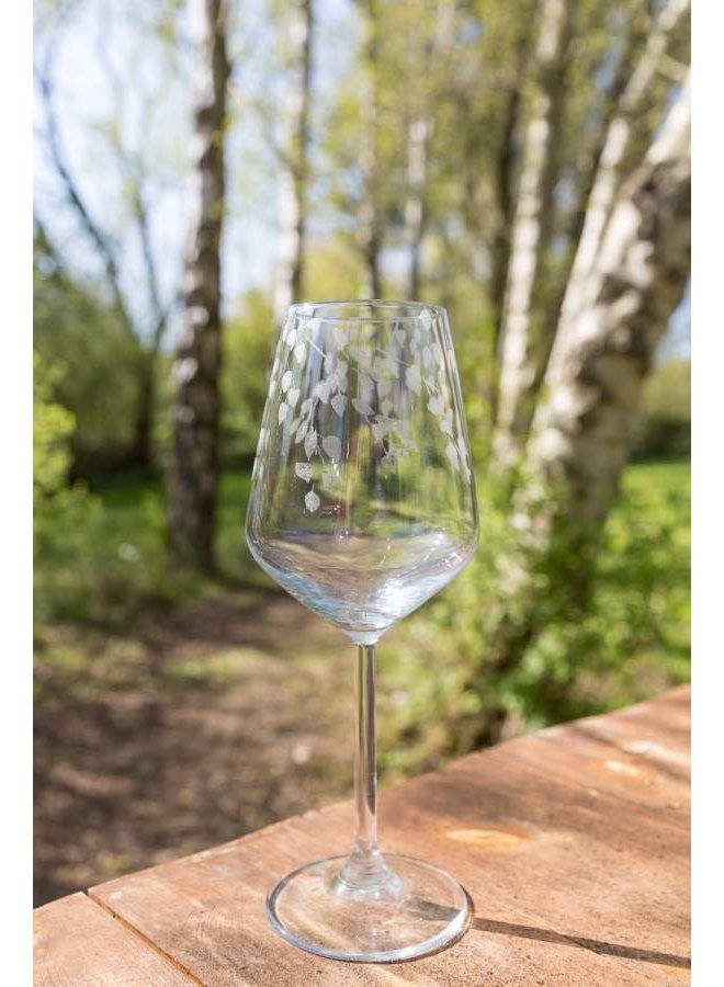 Weinglas aus silberner Birke 08