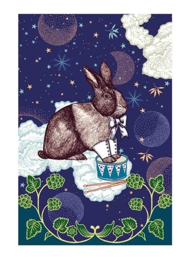 Lapin blank card by Michael Cailloux