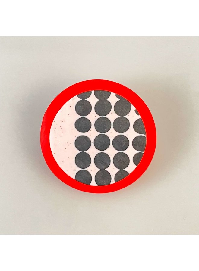 Graphic Design -  Circle Brooch 14