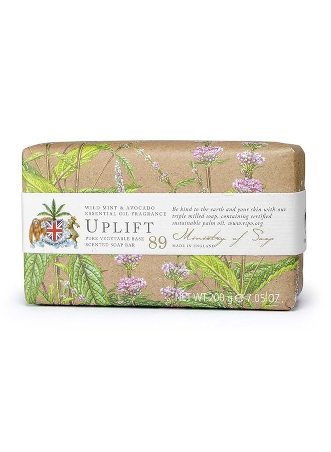 Uplift Wild Mint & Aguacate Jabón en Barra