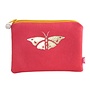 Кошелек Golden Buttlerfly Applique Coral Red 513
