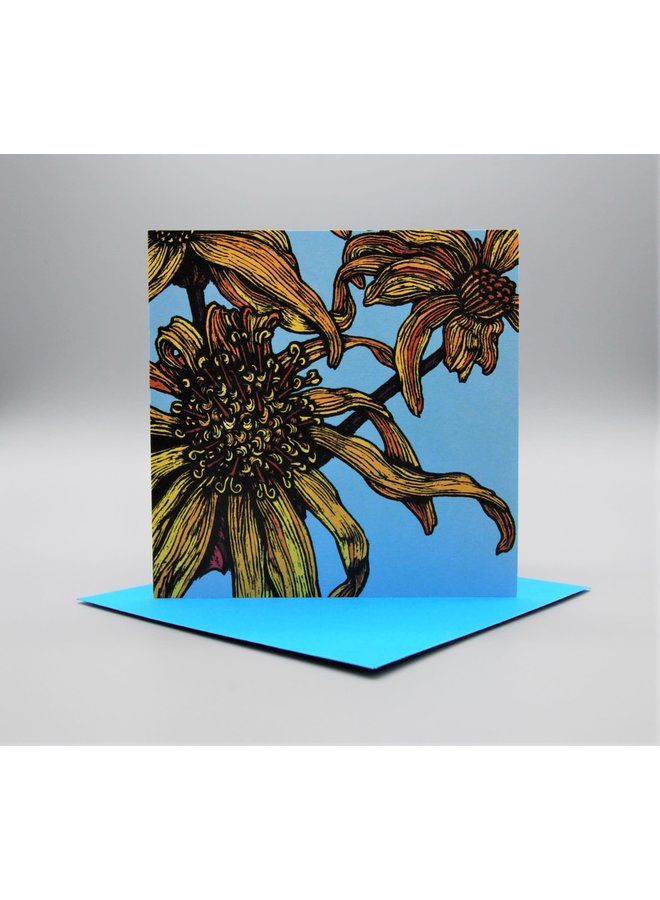 Ligularia Flower  Card  02