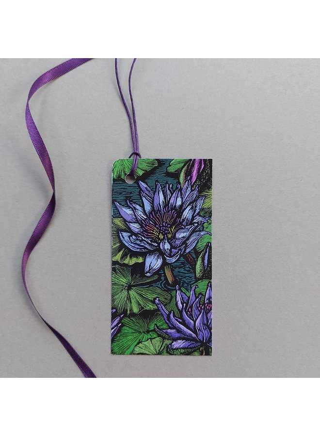 Water Lily Gift Tag 17 Water Street Gallery
