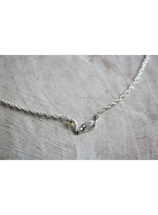 Collar Cisne Plata 06