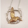 Kingfisher in Hoop Necklace 38