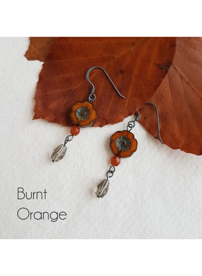 Bohemia Burnt Orange drop earrings 53