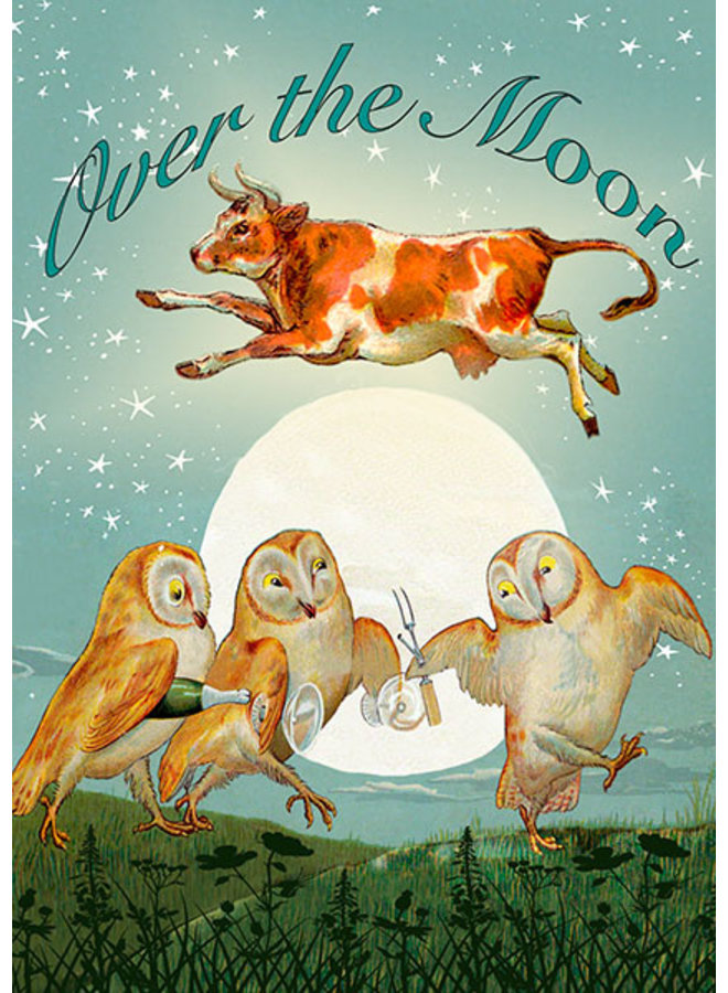 And the Cow Jumped - Over the Moon   Card