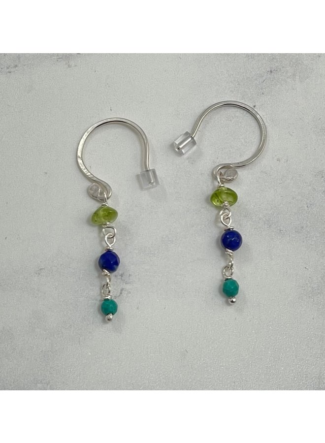 Lagoon Delicate semi-precious earings 74