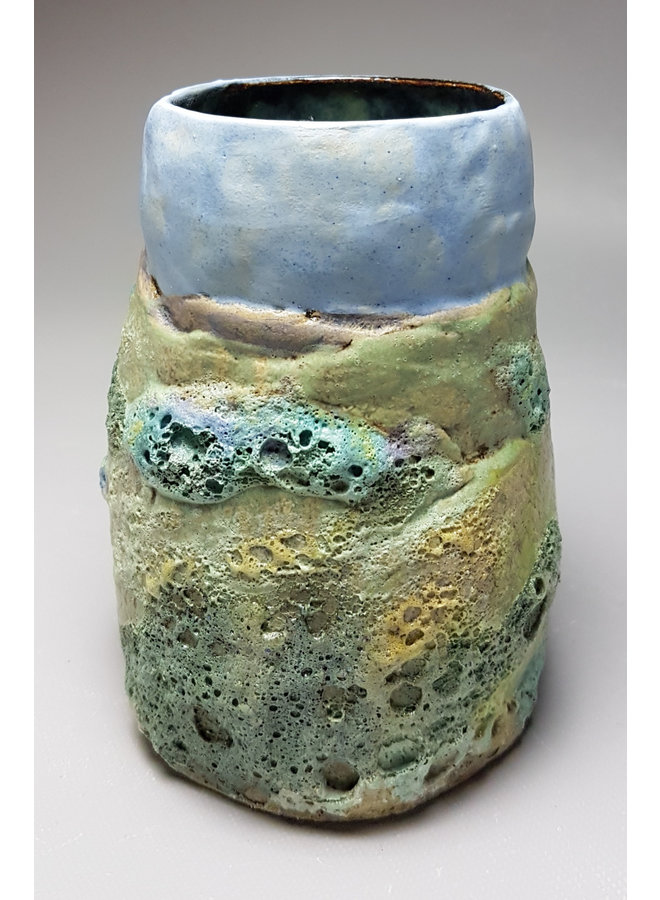 Round Landscape Vase 17