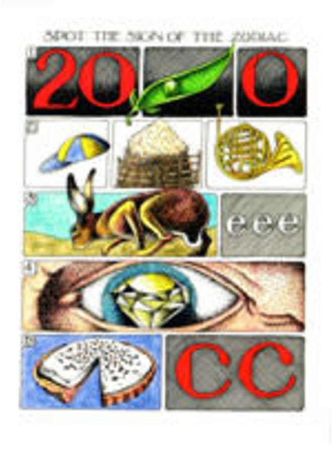 Spot Signo del Zodíaco tarjeta grande 839