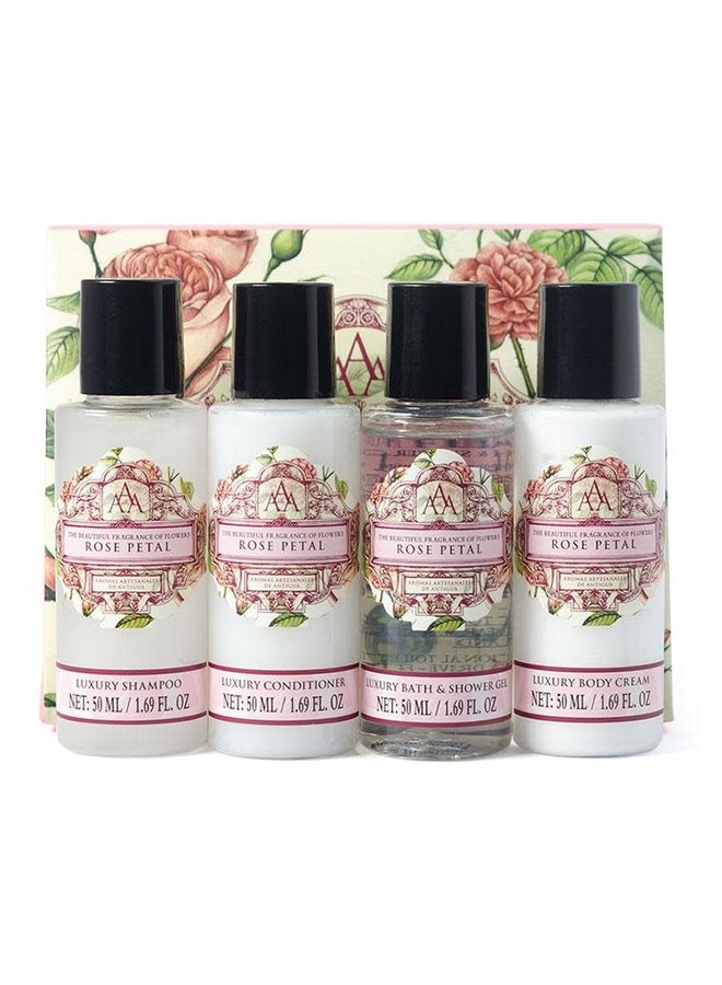 Blommig Rose Petal Travel Set