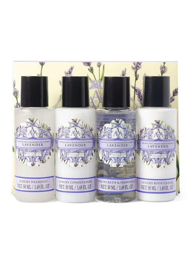 Floral Lavender Travel Set