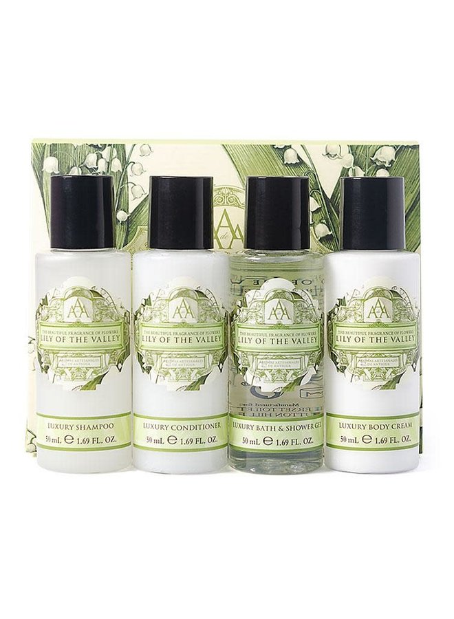 Floral Lily of The Valley Travel Set