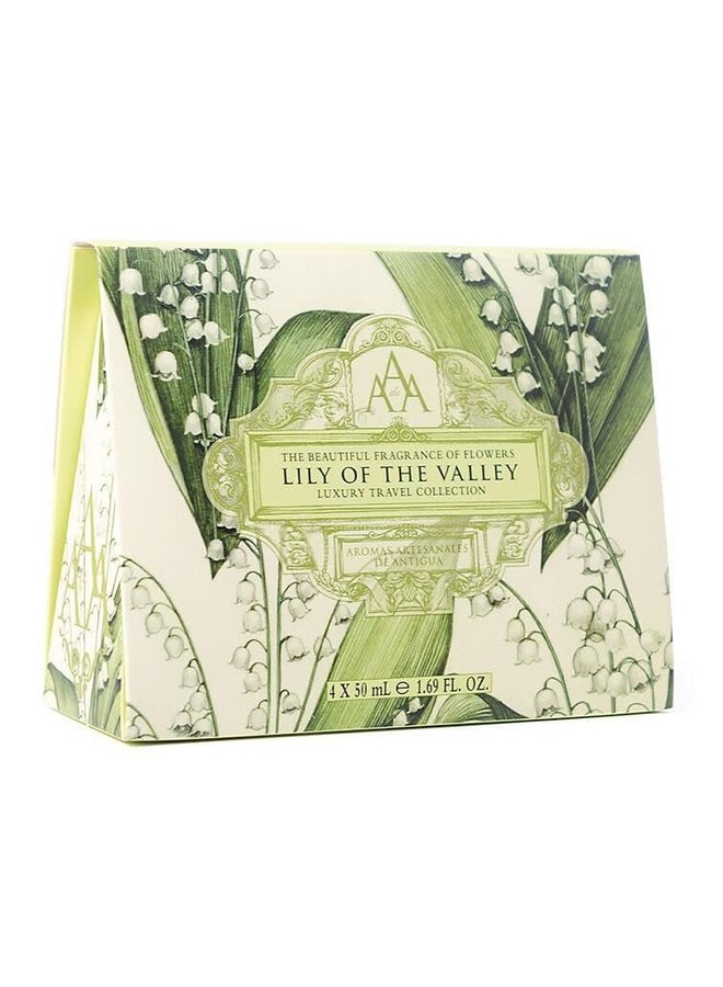 Floral Lily of The Valley Travel Set