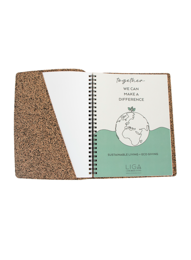 Dash A5 Rubber and Cork Cover und Notizbuch 46