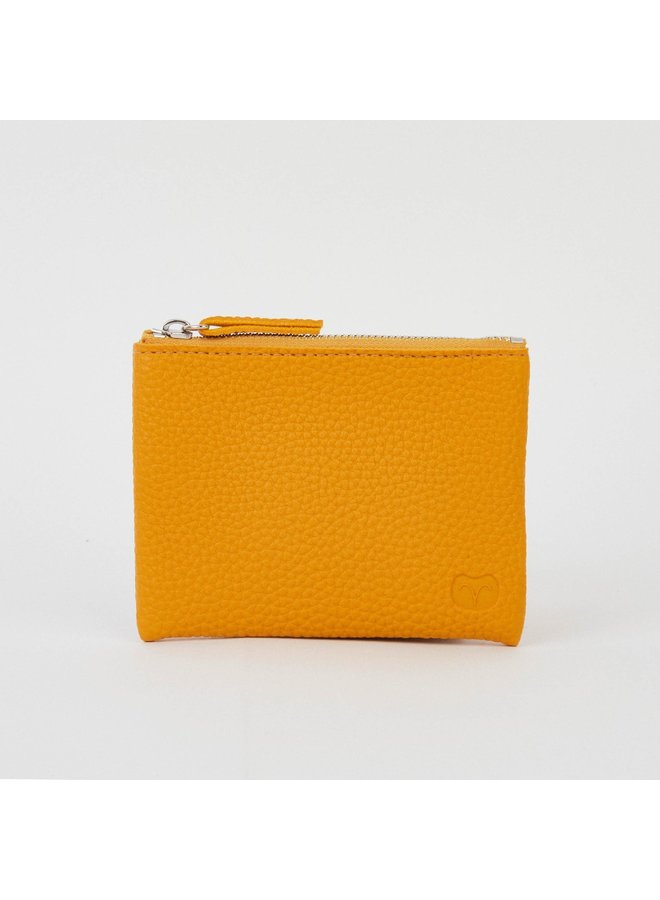 Coin Purse Mustard with Zipper   064