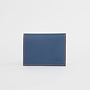 Navy Wallet Card Holder Vegan 066