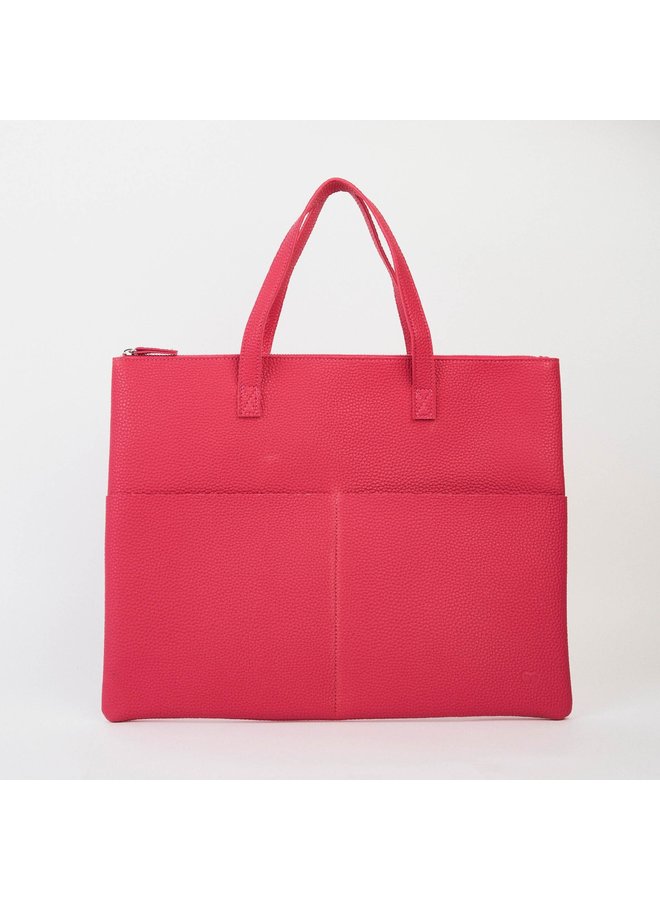 Magenta Vegan Tote Bag  085