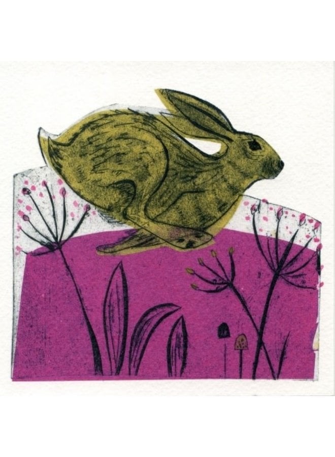 Hare in a Hurry by Sam Wilson  Square card