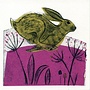 Hare in a Hurry by Sam Wilson Square card