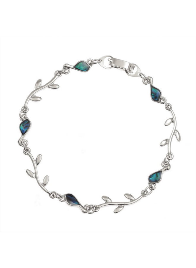 Браслет Bird & Branch Blue из ракушек пауа 416