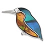 Kingfisher Paua shell Pin Brooch 420