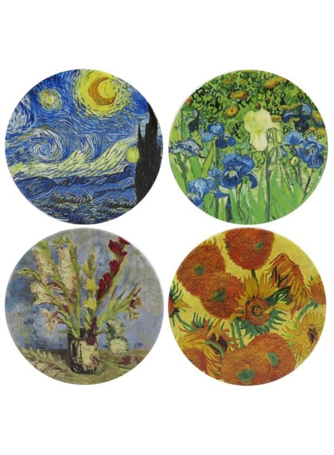 Vincent Van Gogh set of 4 Ceramic Coasters 04