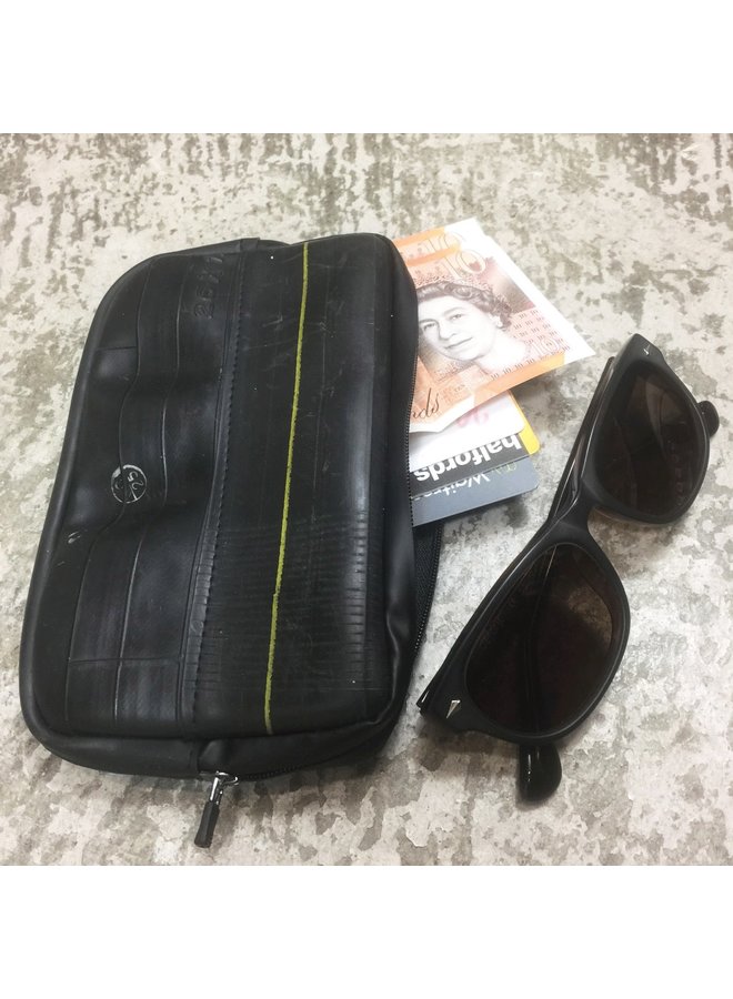 Cycle Of Good Recylced Inner Tube Multi Pouch with Waterproof Zip