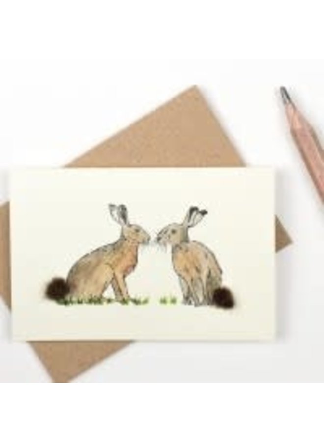 Hares Mini Card 32