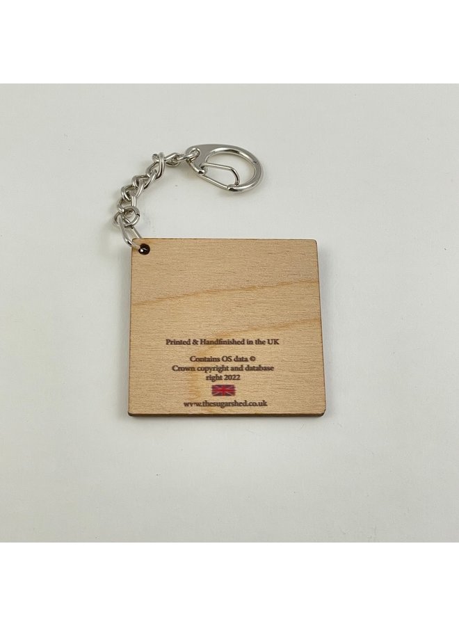 Todmorden Map Square Schlüsselanhänger – 003