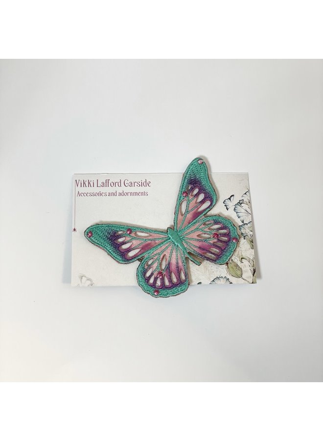 Butterfly Embroidered Pin Brooch 98