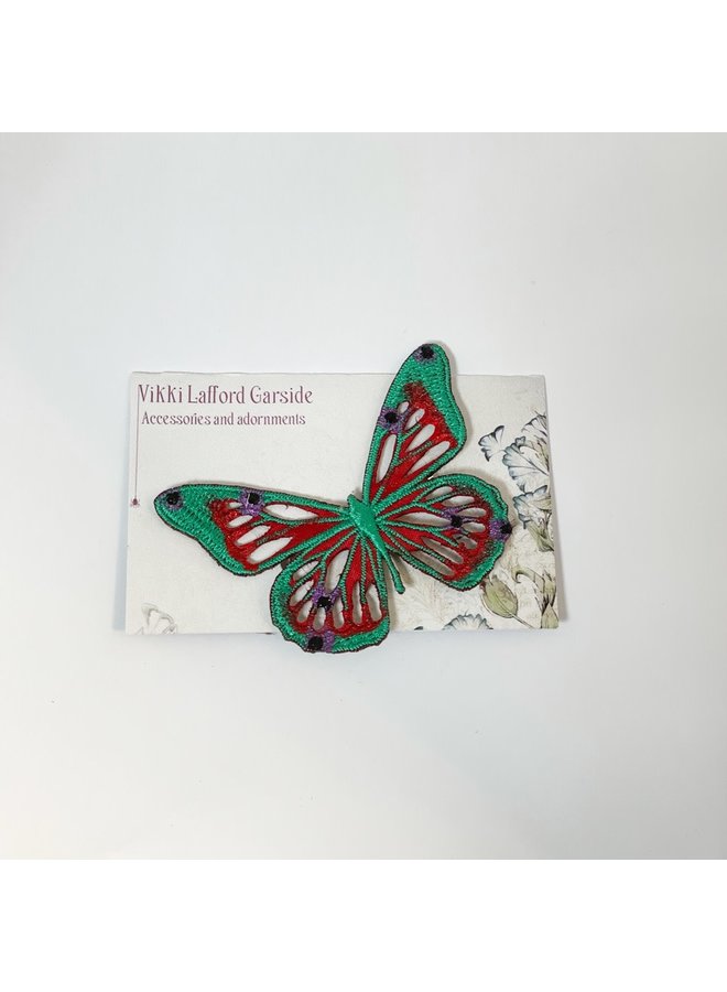 Butterfly Embroidered Pin Brooch 106