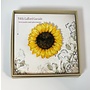 Mit Sonnenblumen bestickte Brosche 097