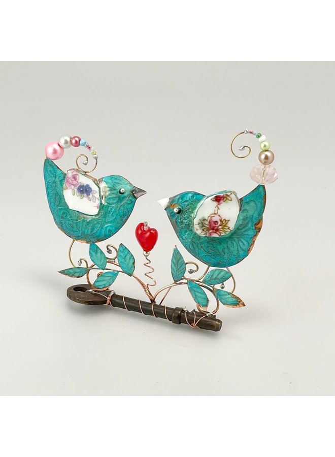 Lovebirds  on a Key  051